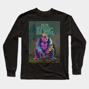 Papa Kong Brave Father Long Sleeve T-Shirt